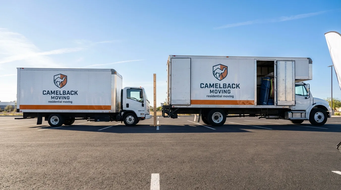 Moving truck size capacity guide in Martinsburg